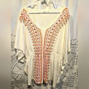 NWOT Women's Cato Woman Peasant Top Size 26/28W